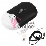 Ventilator oval pentru extensii gene false sau lac de unghii, Albastru